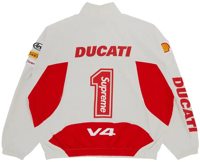 Supreme x Ducati Track Jacket
'Light Grey'