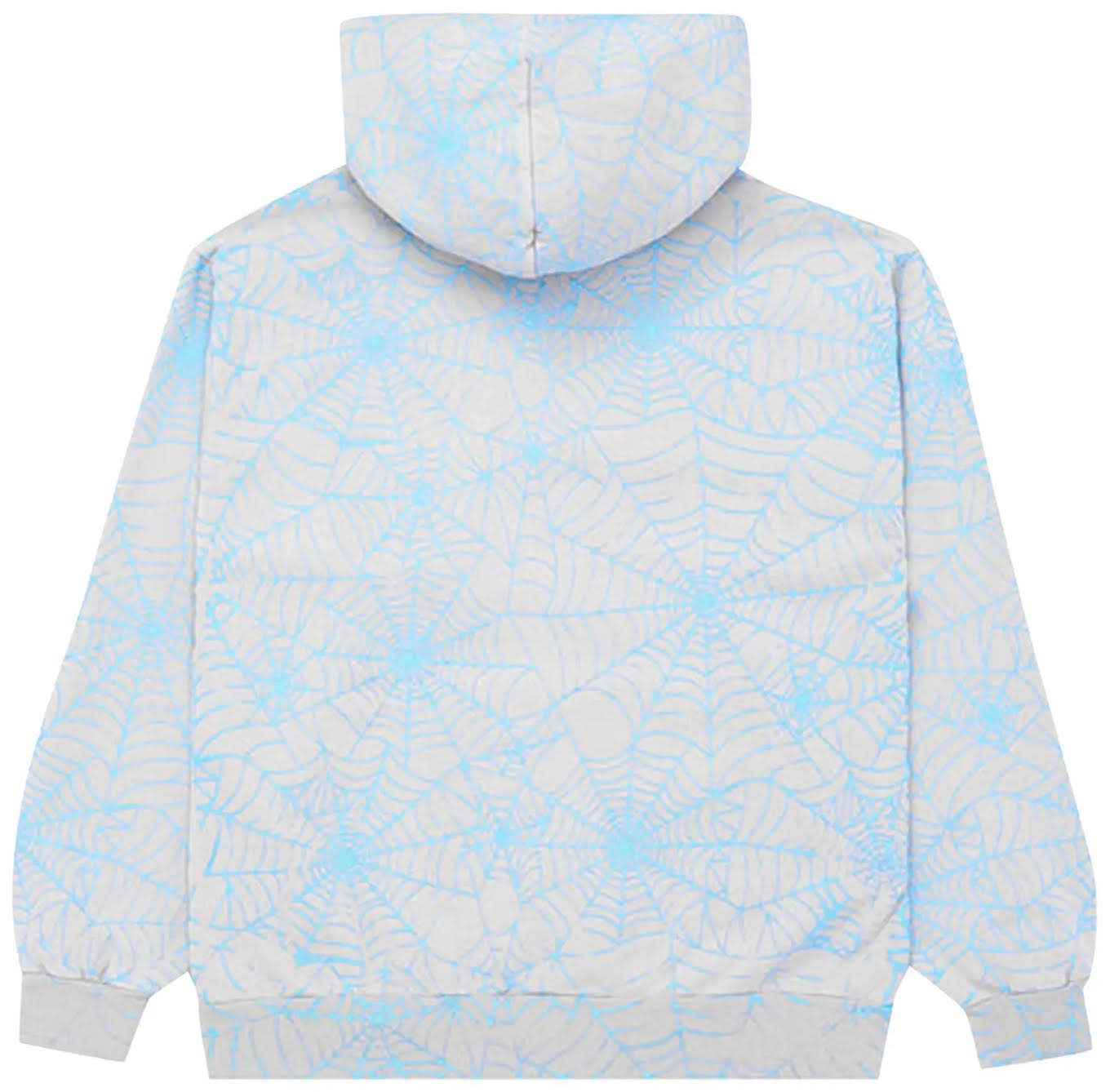 Sp5der AOP Wed Hoodie 'Heather Grey'