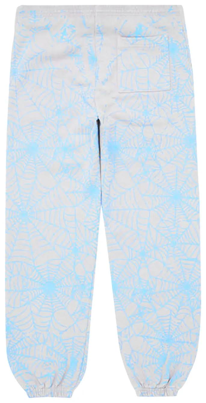 Sp5der AOP Wed Sweatpants 'Heather Grey'