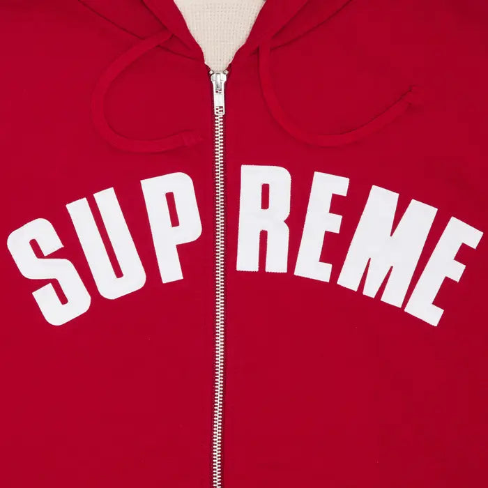 Supreme Arc Thermal Zip Up
Hooded Sweatshirt 'Red'