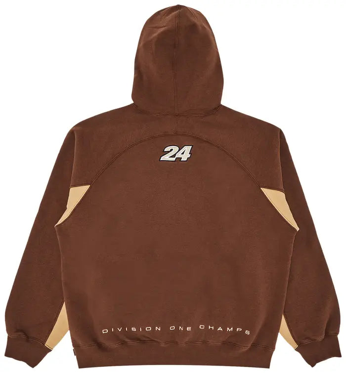 Supreme Division Hooded
Sweatshirt 'Brown'