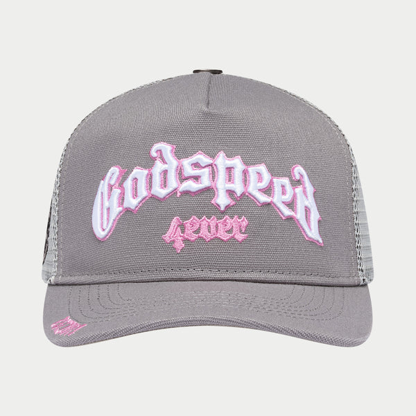 GS Forever Trucker Hat (Grey/Pink)