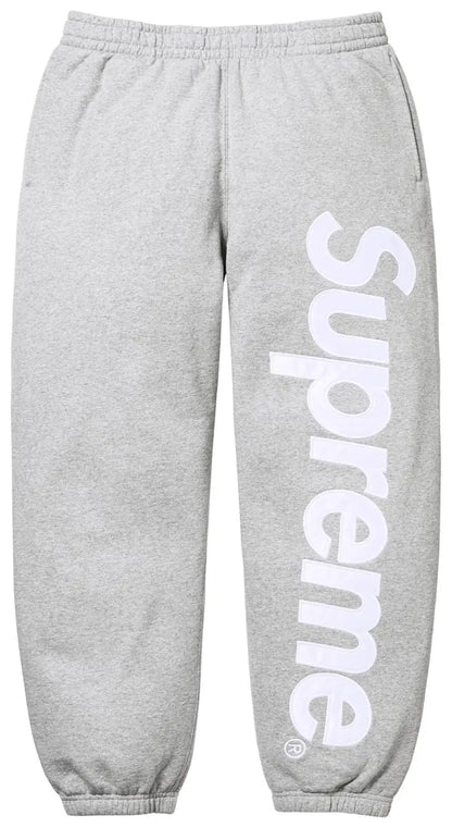Supreme Satin Appliqué Sweatpant
'Heather Grey'