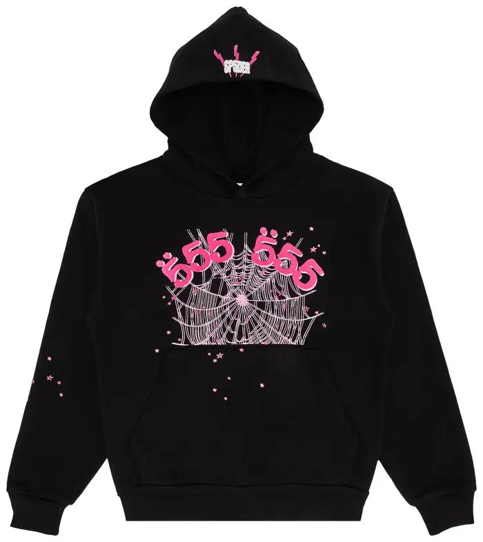 Sp5der Angel Number Hoodie 'Black'