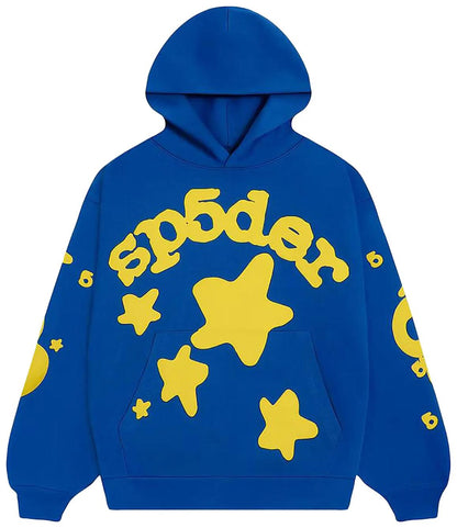 Sp5der Beluga Hoodie 'Blue'