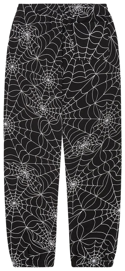 Sp5der Embroidered AOP Sweatpant 'Black'