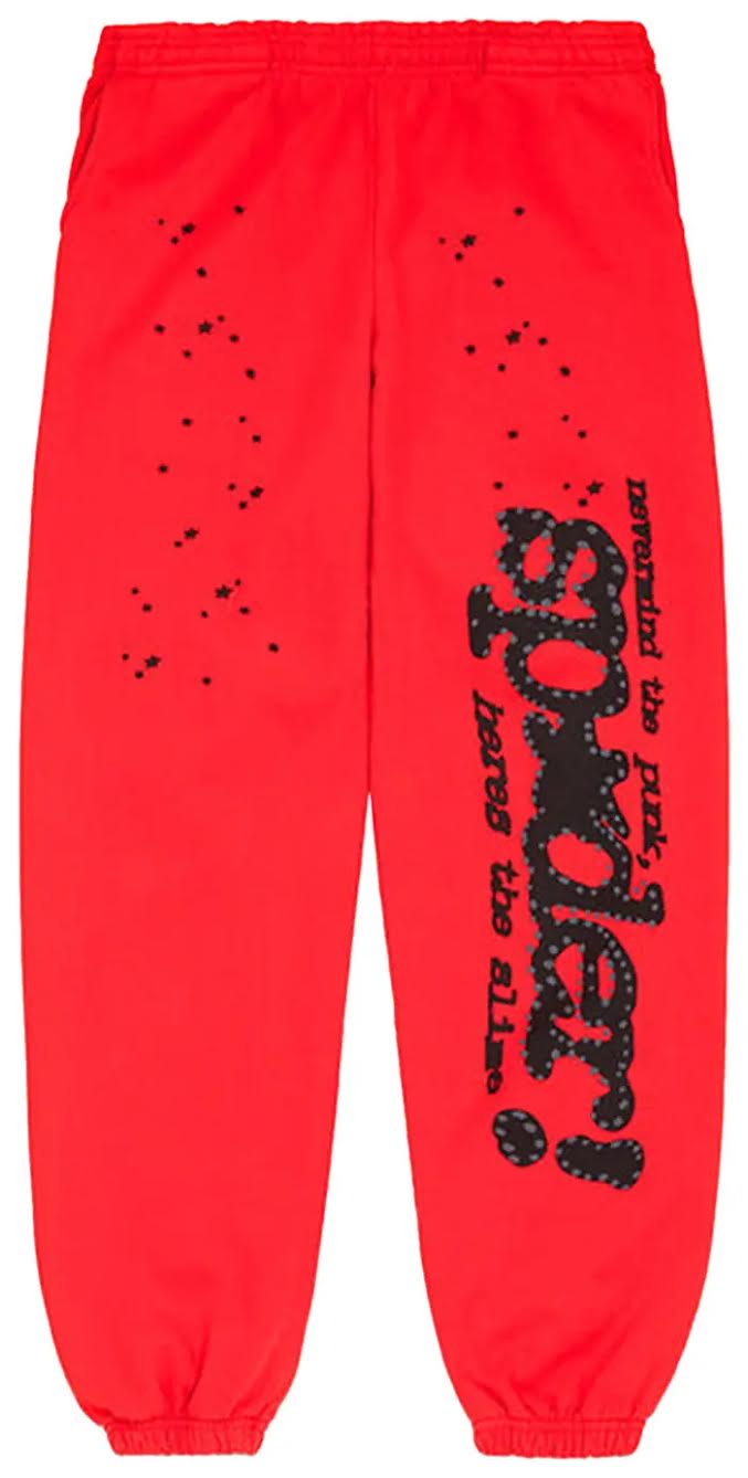 Sp5der P'NK V2 Sweatpant 'Red'