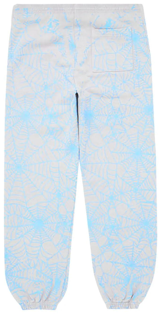 Sp5der AOP Wed Sweatpants 'Heather Grey'