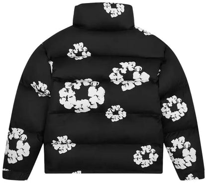 Denim Tears Wreath Puffer Jaket 'Black'