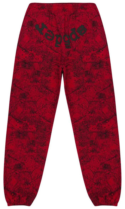 Sp5der OG Tree Camo Sweatpant 'Red'