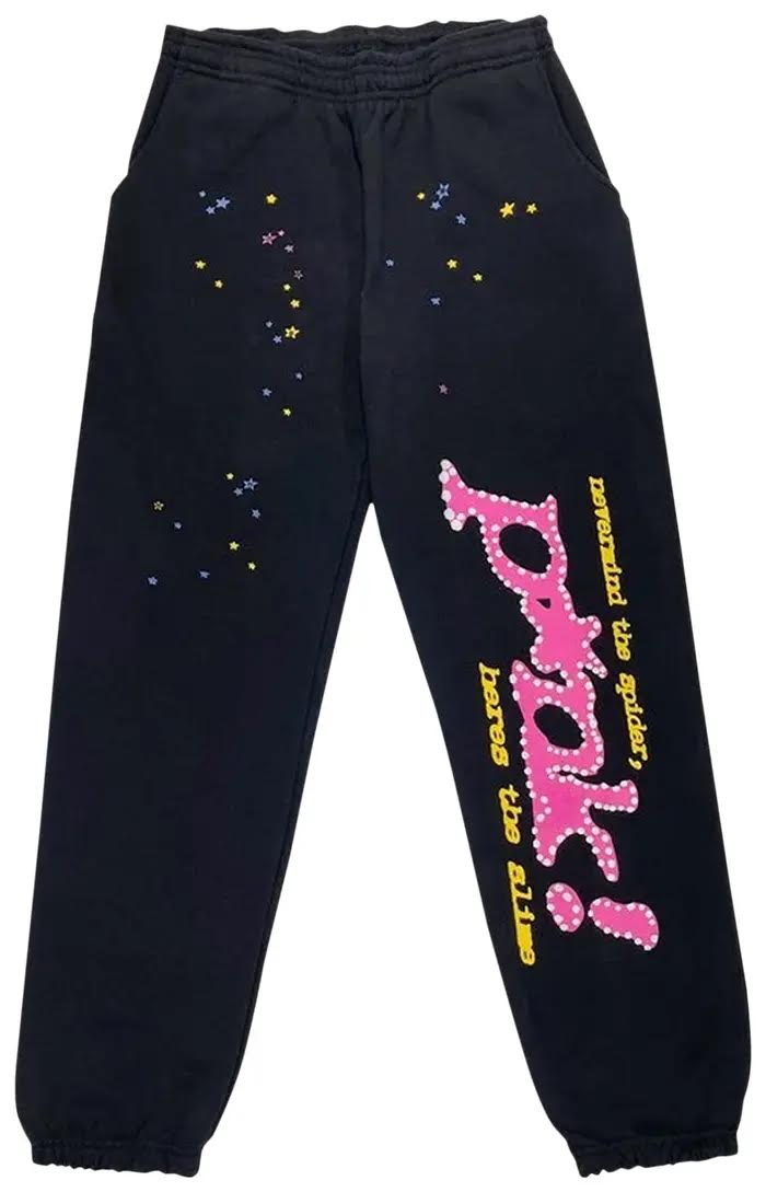 Sp5der P'nk Sweatpants 'Black'