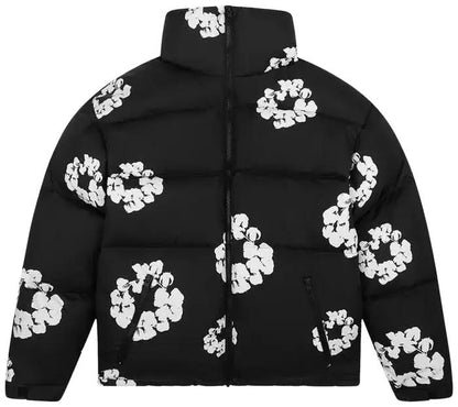 Denim Tears Wreath Puffer Jaket 'Black'