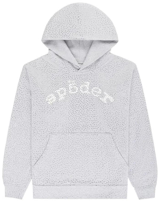 Sp5der Hoodie 'Heather Grey'
