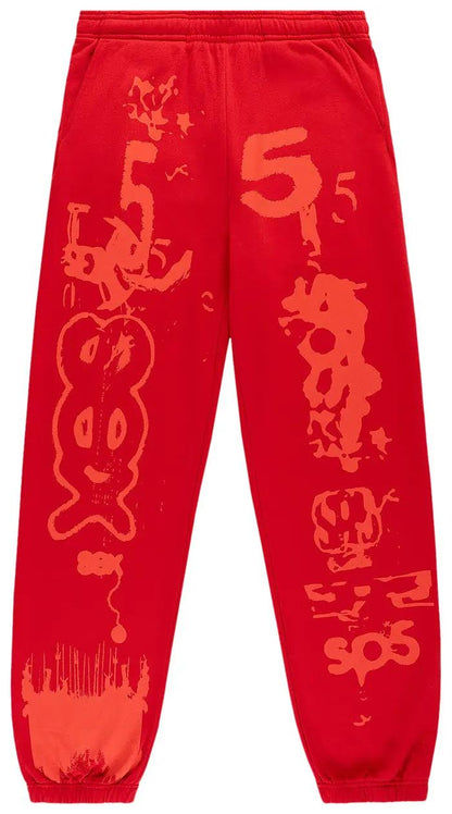Sp5der X-Ray Sweatpant 'Red'