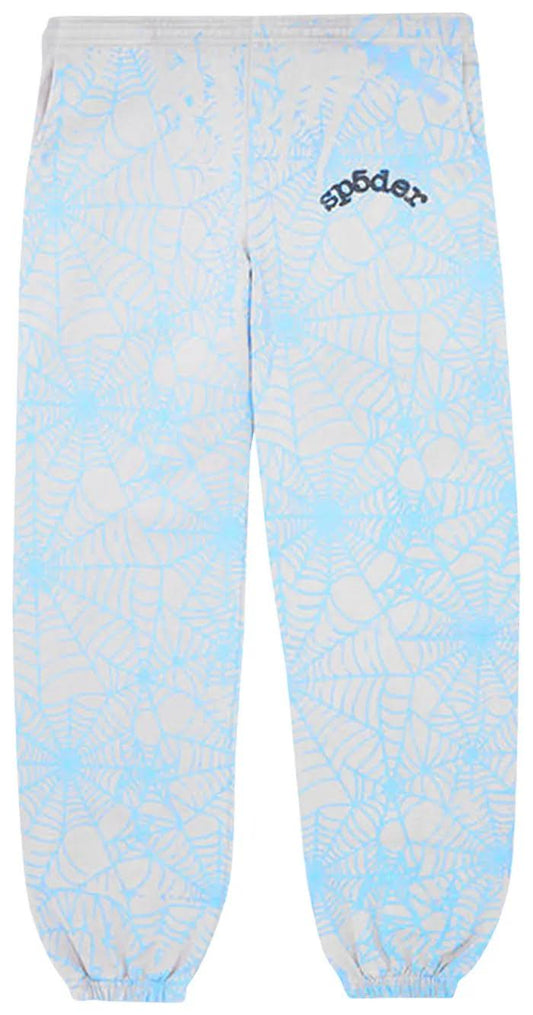 Sp5der AOP Wed Sweatpants 'Heather Grey'