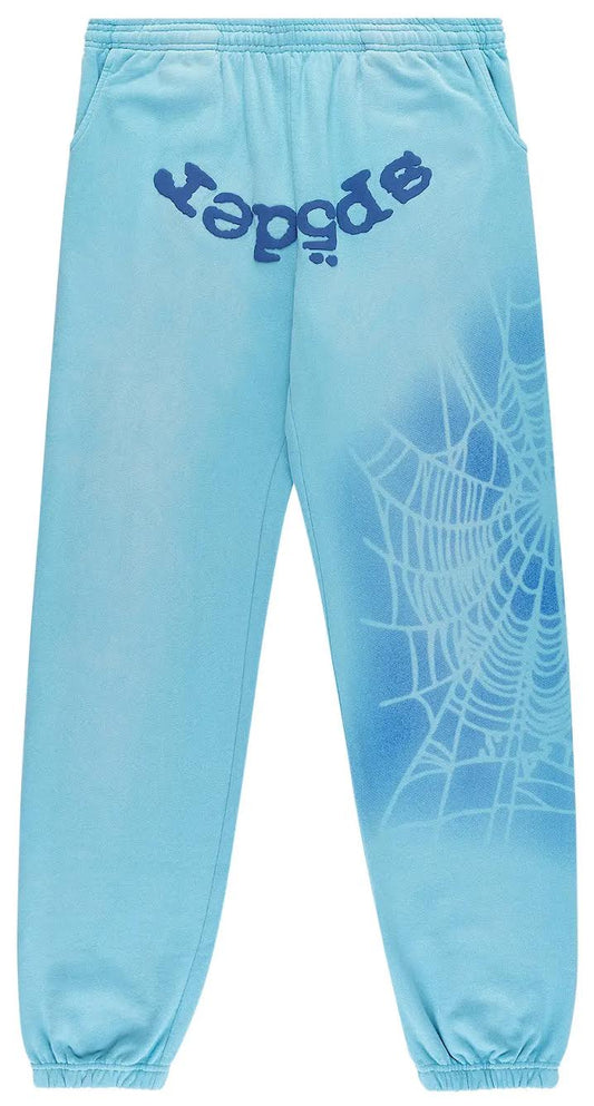 Sp5der OG Wed V2 Spray Sweatpant 'Light Blue'
