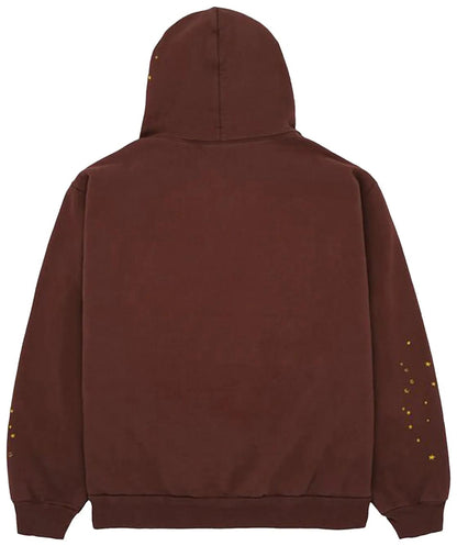 Sp5der Wed Hoodie 'Brown'