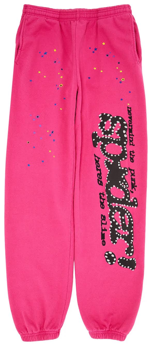 Sp5der P'nk V2 Sweatpantr 'Pink'