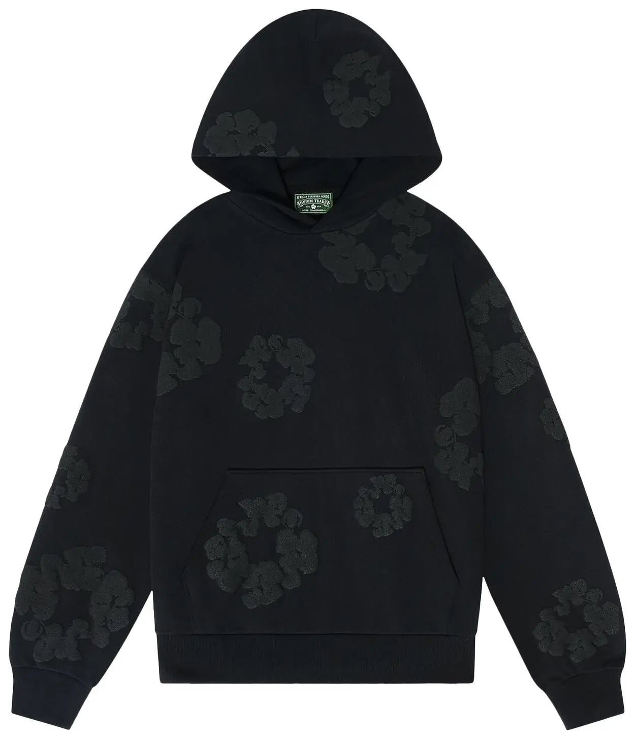 Denim Tears Mono Cotton Wreath Sweatshirt 'Black'