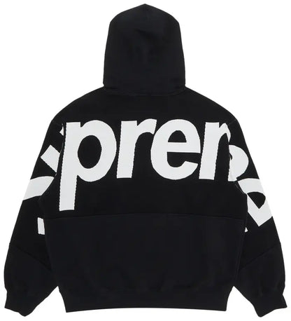 Supreme Big Logo Jacquard
Hooded Sweatshirt 'Black'