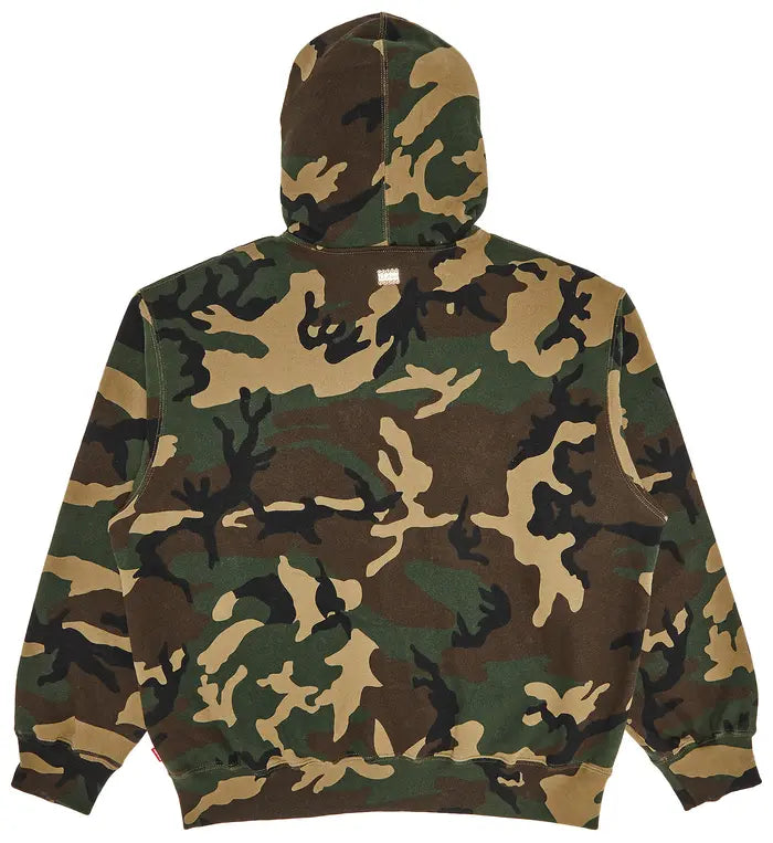Supreme × B.B. Simon Zip Up
Hooded Sweatshirt Woodland
Camo'