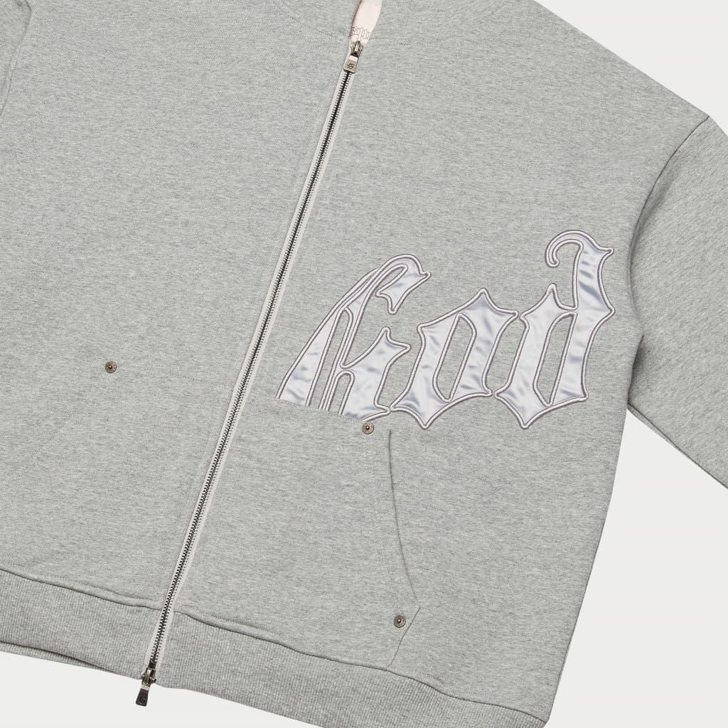 OG Logo Sweatsuit V2 (Grey/Silver Satin) BOOM