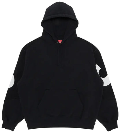 Supreme Big Logo Jacquard
Hooded Sweatshirt 'Black'