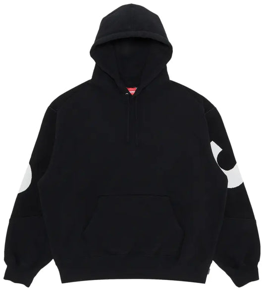 Supreme Big Logo Jacquard
Hooded Sweatshirt 'Black'
