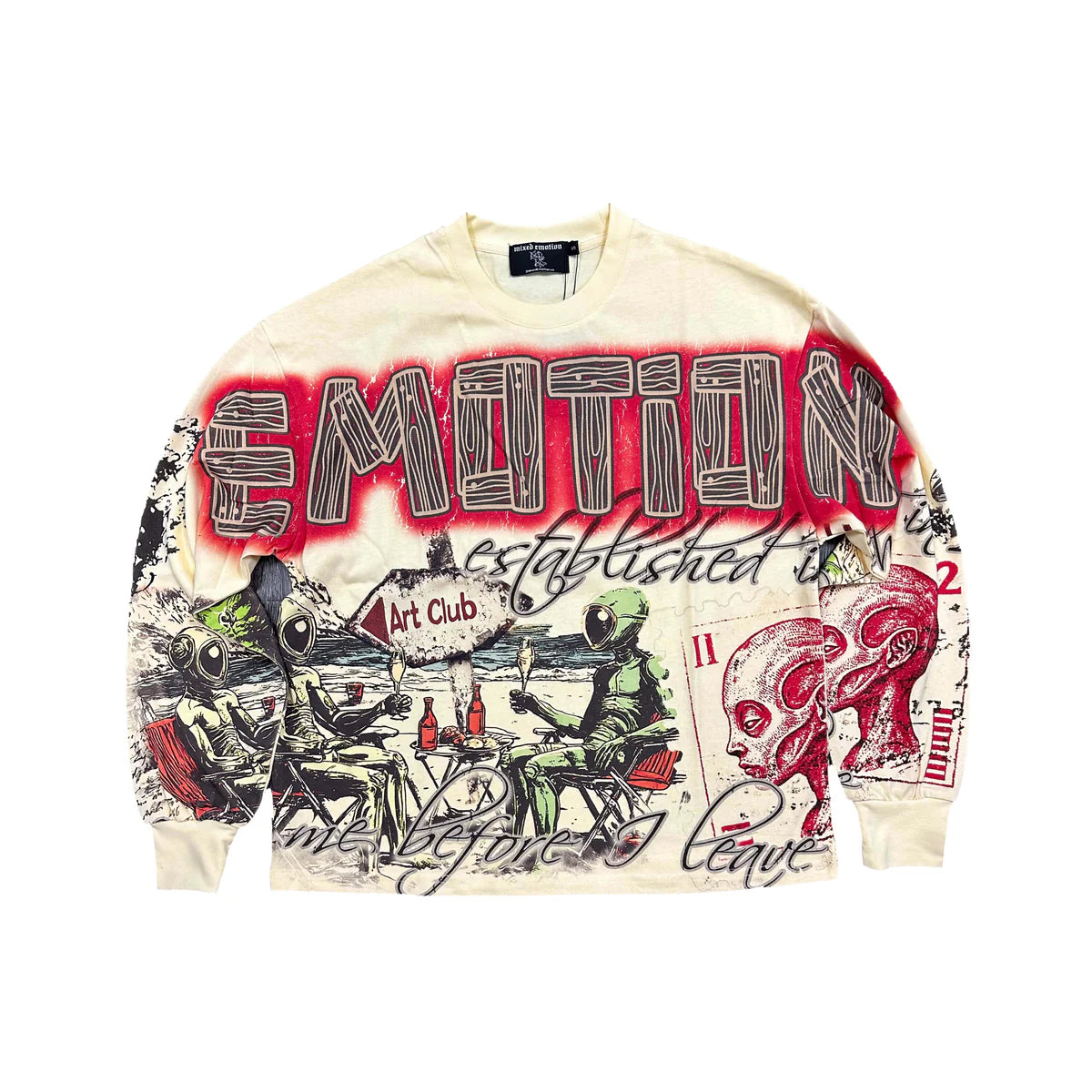 Cream Art Club Long Sleeve Shirt