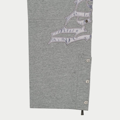OG Logo Sweatsuit V2 (Grey/Silver Satin) BOOM