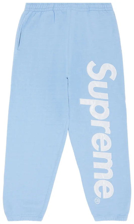 Supreme Satin Appliqué Sweatpant
'Light Blue'