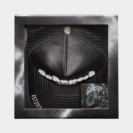 GS FOREVER PREMIUM LEATHER TRUCKER HAT (BRANDBOOM)
