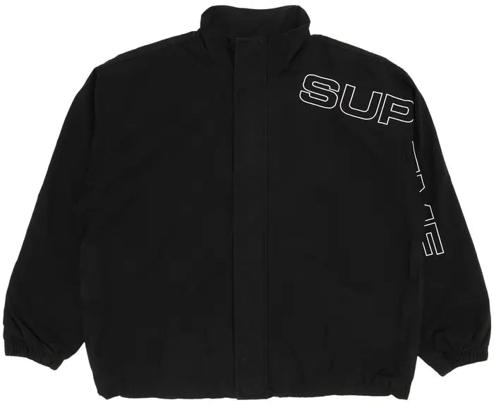 Supreme Spellout Embroidered
Ripstop Track Jacket Black'