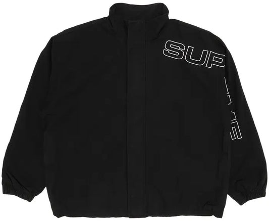 Supreme Spellout Embroidered
Ripstop Track Jacket Black'