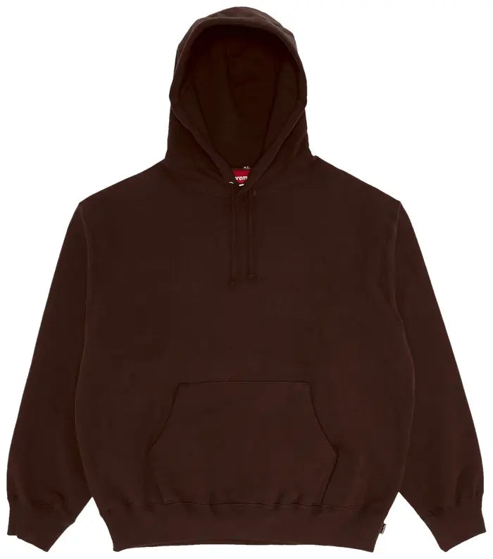 Supreme Satin Appliqué Hooded
Sweatshirt 'Brown'