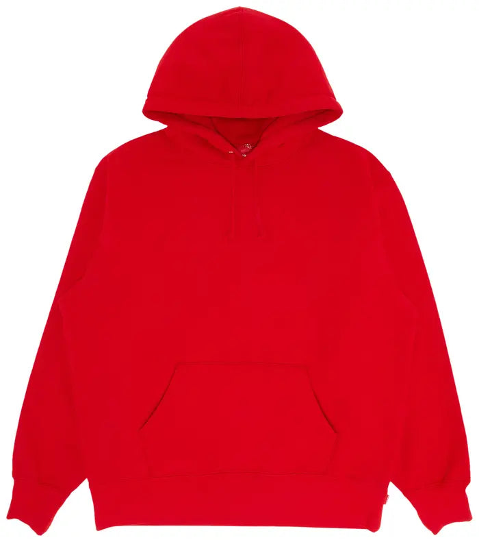 Supreme Satin Appliqué Hooded
Sweatshirt 'Red'