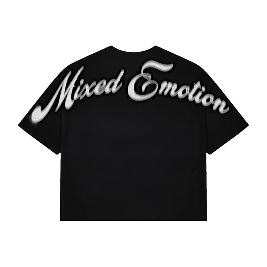 Black “Pearl” Cropped Tee