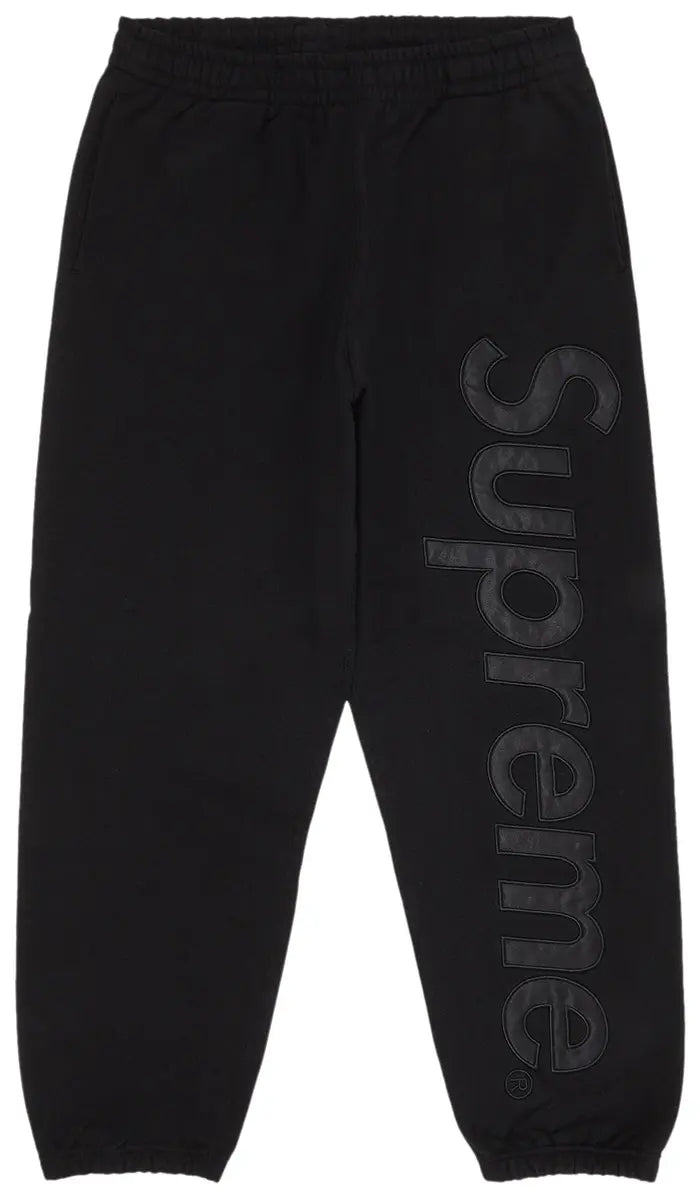 Supreme Satin Appliqué Sweatpant
'Black'