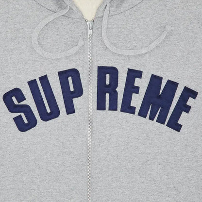 Supreme Arc Thermal Zip Up
Hooded Sweatshirt 'Heather Grey'