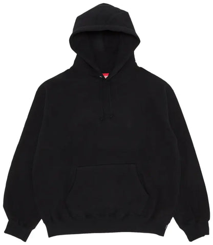 Supreme Satin Appliqué Hooded
Sweatshirt 'Black'