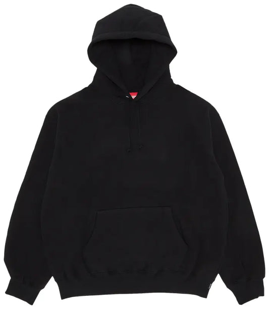 Supreme Satin Appliqué Hooded
Sweatshirt 'Black'