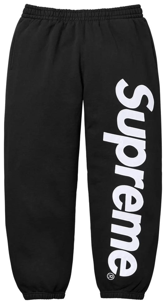 Supreme Satin Appliqué Sweatpant
'Black'