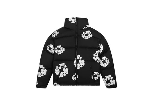 Denim Tears Wreath Puffer Jacket 'Black