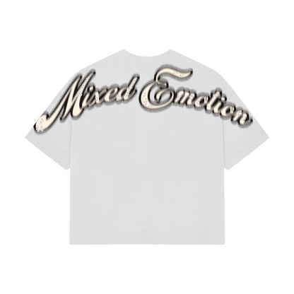 White “Pearl” Cropped Tee