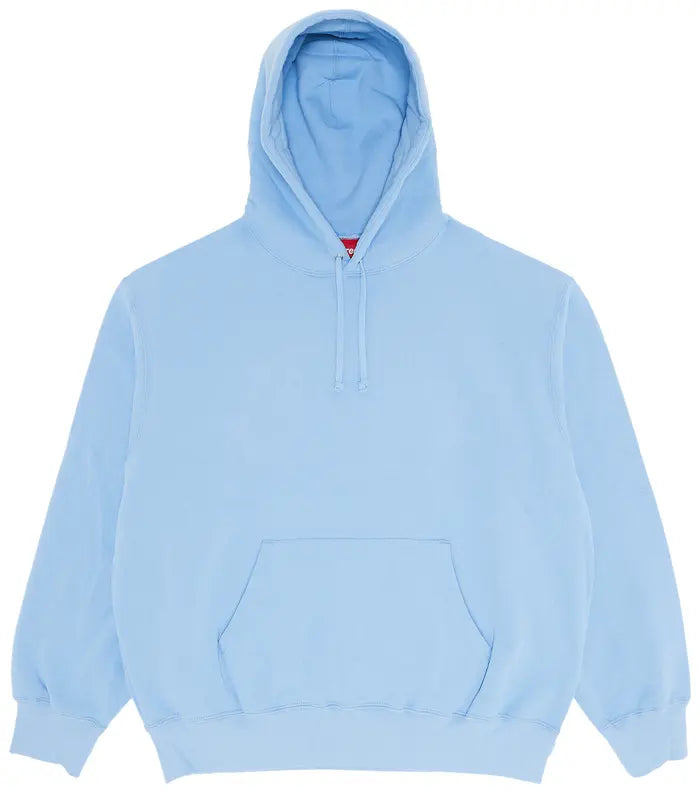 Supreme Satin Appliqué Hooded
Sweatshirt 'Light Blue'