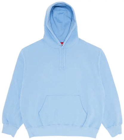 Supreme Satin Appliqué Hooded
Sweatshirt 'Light Blue'