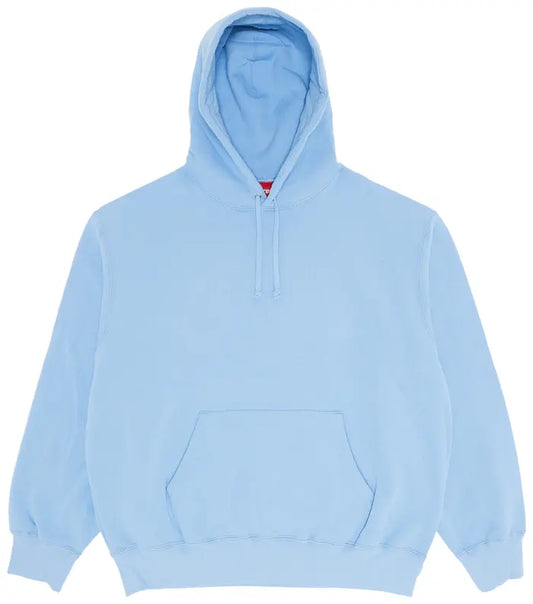 Supreme Satin Appliqué Hooded
Sweatshirt 'Light Blue'