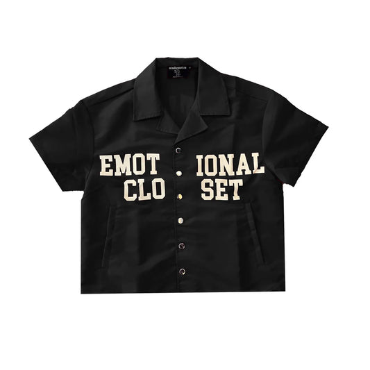 Black "Backyard" Nylon shirt