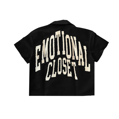 Black "Backyard" Nylon shirt