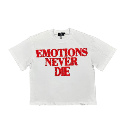 Red 'End' Rhinestone Tee